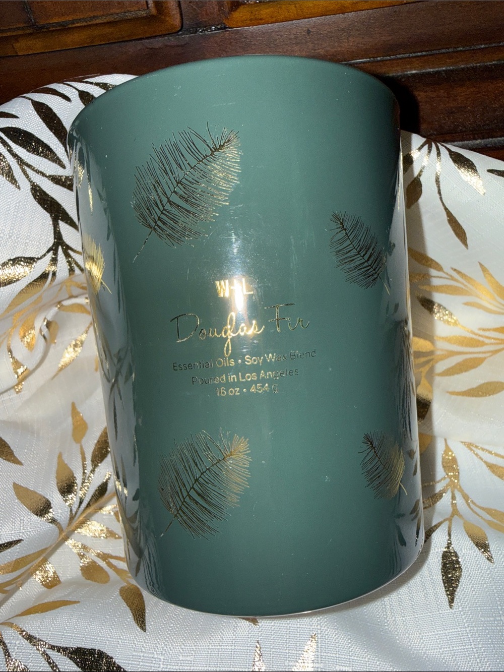 Douglas Fir Scented Soy Candle - Green